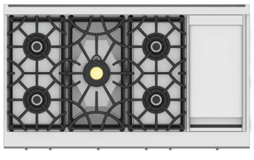 48" 5-Burner Rangetop With 12" Griddle (NG) - Image 2