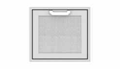 24" Single Access Door, With Marquise Accent Panel, Left Hinge Model