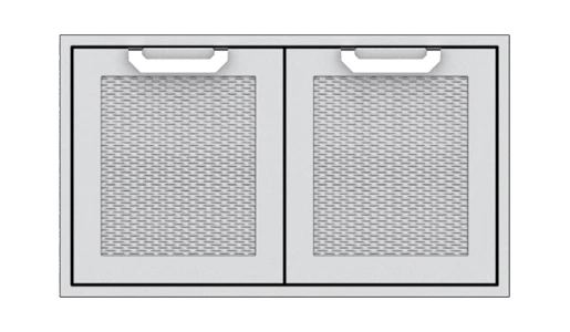 42" Double Storage Doors , With Marquise Accent Panel - Image 2