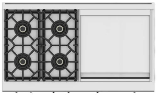 48" 4-Burner Rangetop With 24" Griddle (LP) - Image 4