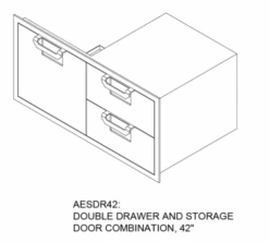 42" Aspire Combo Door/Drawer - AESDR Series