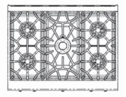 36" 5-Burner Rangetop (NG)