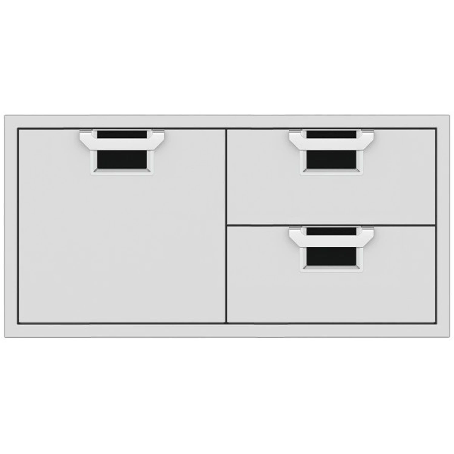 Aspire By Hestan AESDR42 Double Drawer And Storage Door Combo, 42-Inches