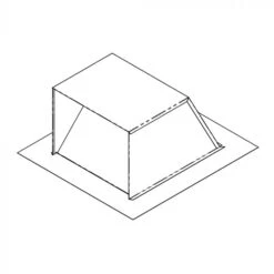 Hestan AKVRC12HP Roof Cap Ventilation, 4/12 Pitch, 12-Inch