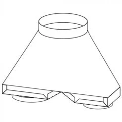 Hestan AKVT6810 Transition Ventilation, 6x8-Inch, 10-Inch