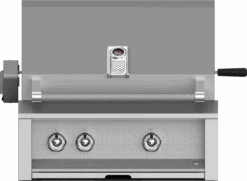 Aspire By Hestan 30-inch Built-In Gas BBQ Grill With Rotisserie And U-Burner - Steeletto - EABR30-NG / EABR30-LP