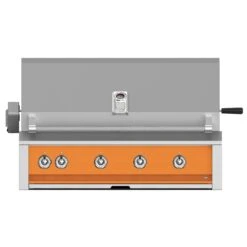 Aspire By Hestan 42-inch Built-In Grill With Rotisserie And U-Burner - Citra - Orange - Natural Gas - EABR42-NG-OR