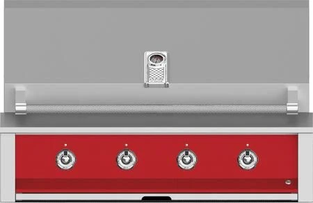 Aspire By Hestan 42-inch Built-In Grill With Sear And U-Burner - Matador - Red - Propane - EMB42-LP-RD