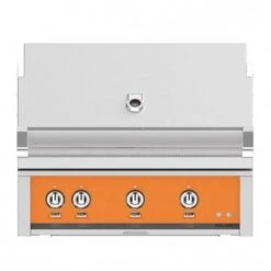 Aspire By Hestan 36-inch Built-In Grill With Sear, Rotisserie And U-Burner - Citra - Orange - Natural Gas - EMBR36-NG-OR