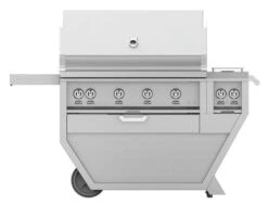 Hestan 42-inch Freestanding Deluxe Gas Grill With Trellis, Sear, And Double Side Burner - Natural Gas - GMBR42CX2-NG