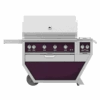Hestan 42-inch Freestanding Grill With Trellis, Rotisserie, And Double Side Burners - Purple - Natural Gas - GABR42CX2-NG-PP
