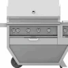 Hestan 42-inch Freestanding BBQ Grill With Trellis, Rotisserie, And Double Side Burners - GABR42CX2-NG / GABR42CX2-LP