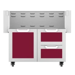 Hestan GCR36 Double Drawer And Door Cart, 36-Inches