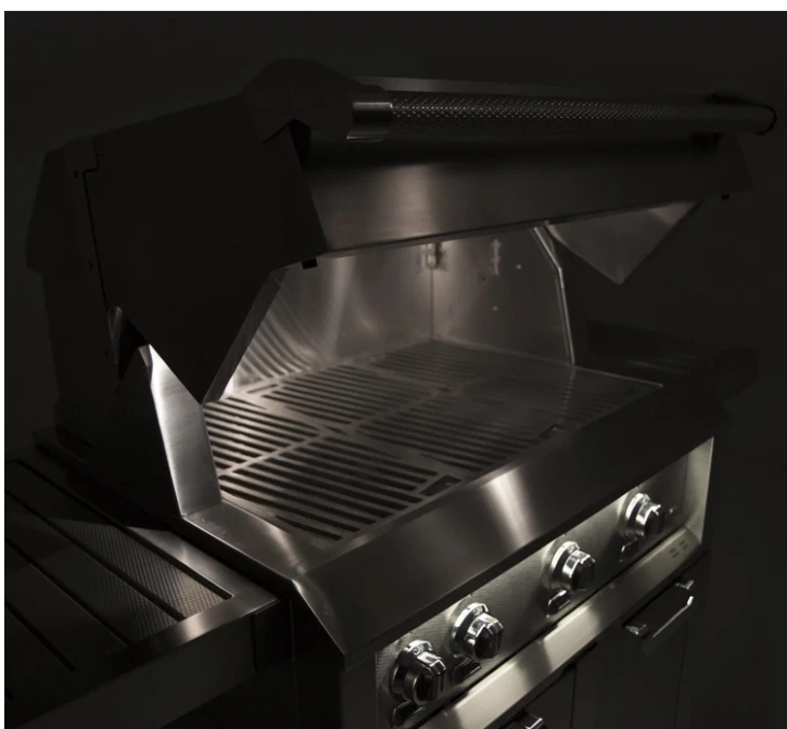 Hestan 36" Freestanding BBQ Grill With Sear, Rotisserie, And Double Side Burner - Turquoise - Natural Gas - GSBR36CX2-NG-TQ - Image 12