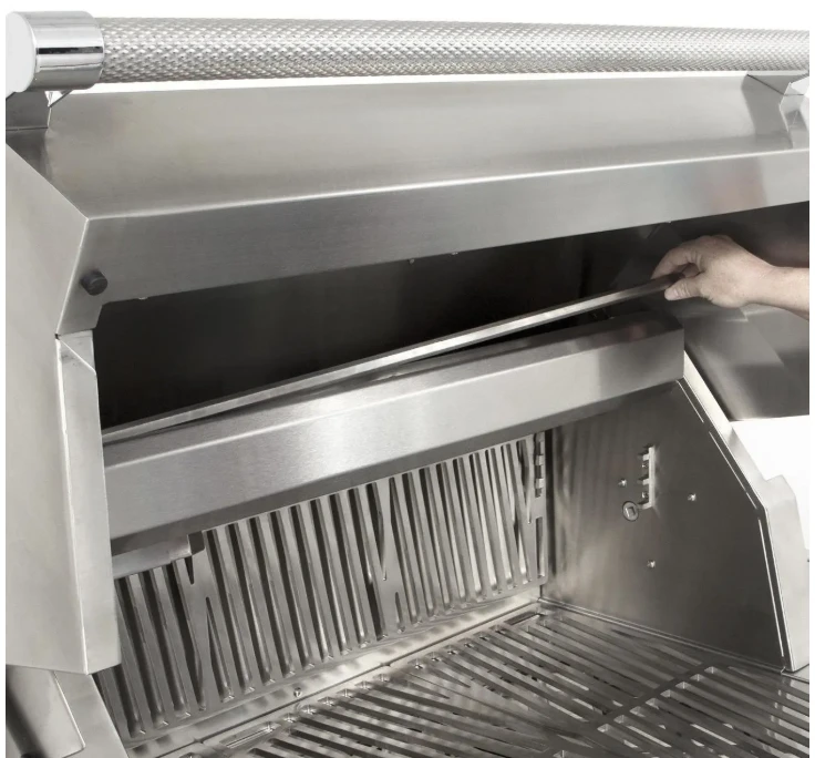 Hestan 36" Freestanding BBQ Grill With Sear, Rotisserie, And Double Side Burner - Turquoise - Natural Gas - GSBR36CX2-NG-TQ - Image 8