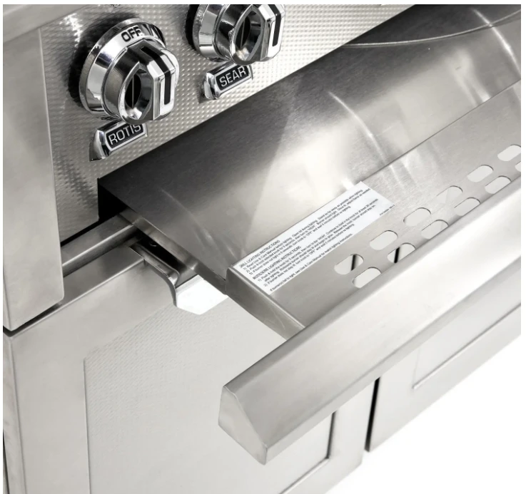 Hestan 42-inch Built-in Gas BBQ Grill Trellis, And Rotisserie - GABR42-NG / GABR42-LP - Image 18