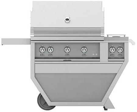 Hestan 36-inch Freestanding Grill With Sear, Rotisserie, And Double Side Burner - Propane - GSBR36CX2-LP
